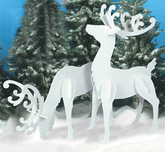 Noleggio Renna 3D non luminosa a Milano Renna 3D non luminosa